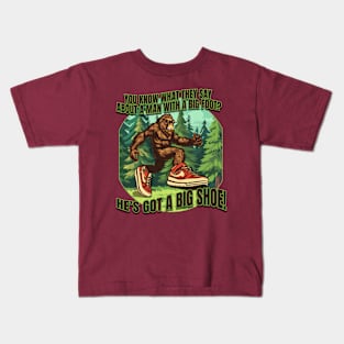 Bigfoot Big Shoes Kids T-Shirt